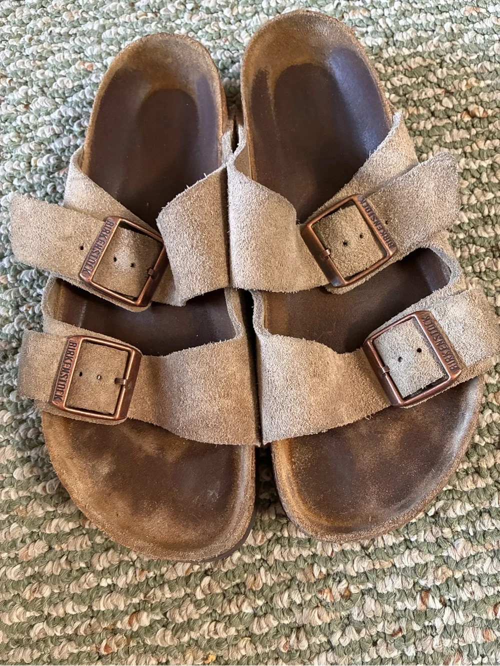 😎 Birkenstocks Arizona taupe suede